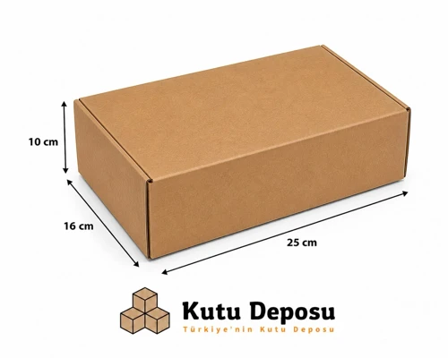 16X25X10 Cm E-Ticaret Ve Kargo Kutusu (50 Adet)