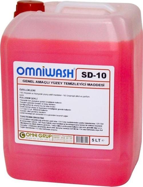 SD-10 5000ml Genel Amaçlı Yüzey Temizleyici Parfümlü