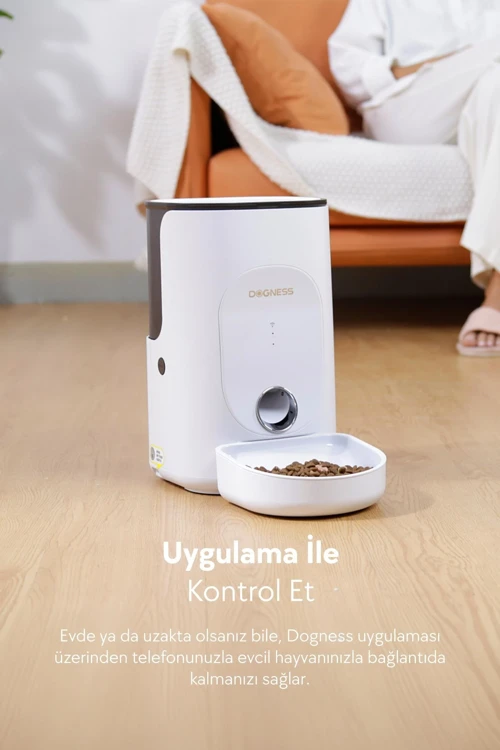 Rover App Kontrollü Çelik Mama Kabı 4 Lt
