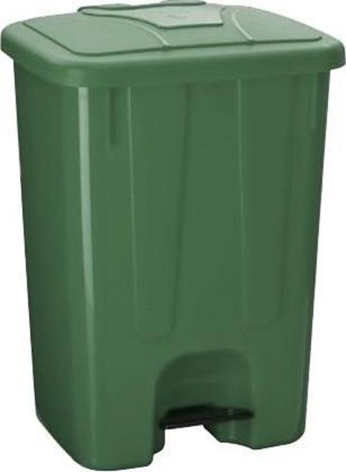 SY-4260 Yeşil Köşeli Pedallı Çöp Kovası 65 litre 08719