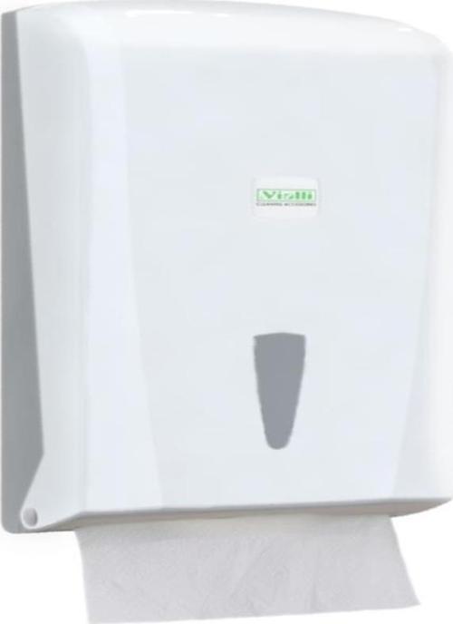 Vialli K21 Z Katlı Kağıt Havlu Dispenseri 400'lü Beyaz