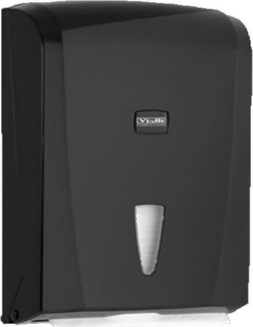 Vialli K21B Z Katlı Kağıt Havlu Dispenseri 400'lü Siyah
