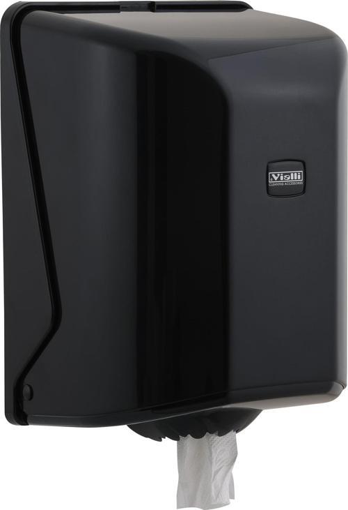 Vialli OG1B İçten Çekmeli Kağıt Havlu Dispenseri Siyah