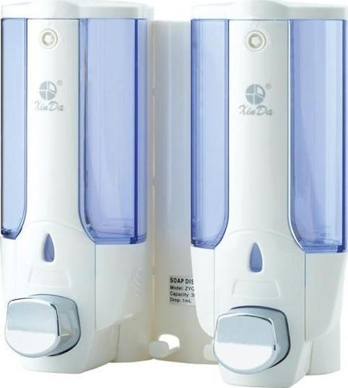 Xinda ZYQ138SB Sıvı Sabun ve Şampuan Dispenseri 2'li Beyaz 2x380 ml