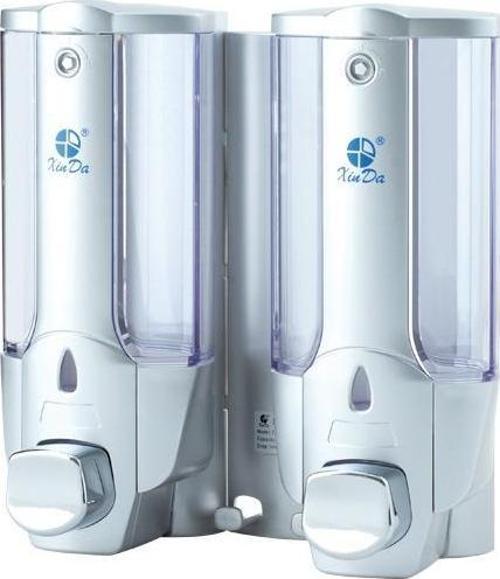 Xinda ZYQ138SG Sıvı Sabun ve Şampuan Dispenseri 2'li Silver 2x380 ml