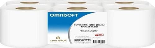4 Kg Büyük İçten Çekmeli Cimri Tuvalet Kağıdı 6 Rulo