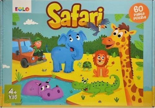 Eolo 60 Parça Yer Puzzle Safari 4+