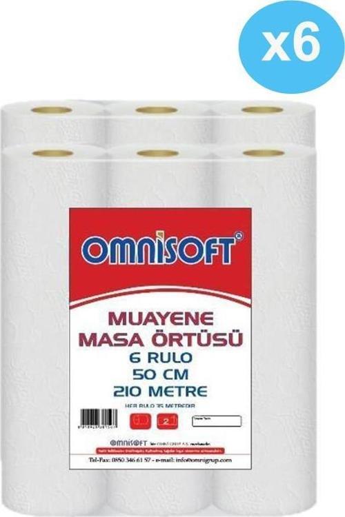 6 Koli Muayene Masa Sedye Örtüsü Laminesiz 36 Rulo