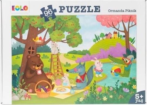 Eolo 96 Parça Puzzle Ormanda Piknik 5+
