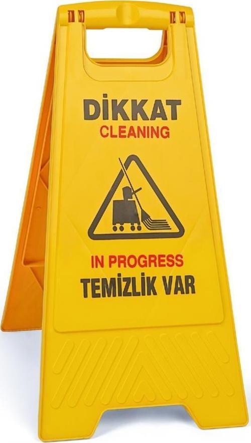 UCTM KZ101 Temizlik Var Uyarı Levhası