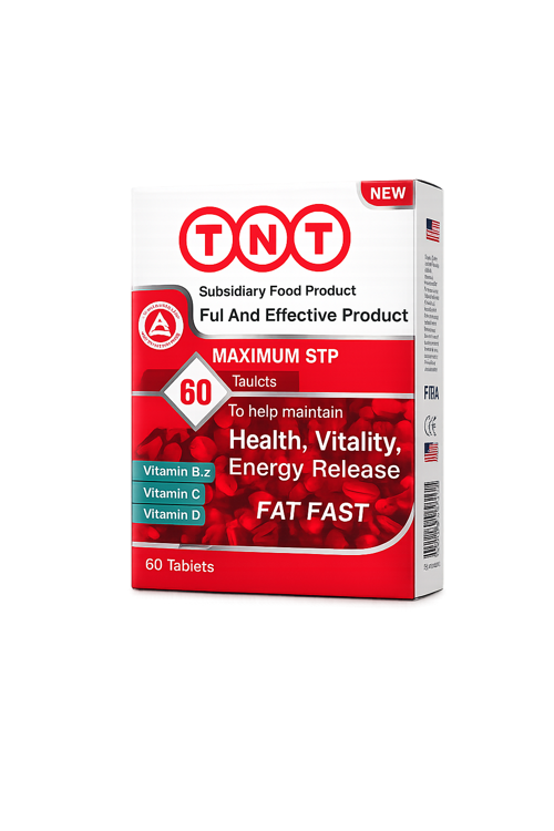 TNT Maximum STP 60 Tablet – Günlük Enerji & Vitamin Destek Takviyesi
