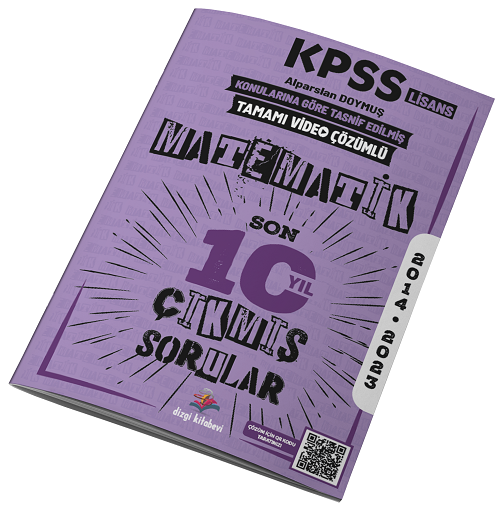 Dizgi Kitap KPSS Matematik Son 10 Yıl Konu Konu Çıkmış Sorular Video Çözümlü