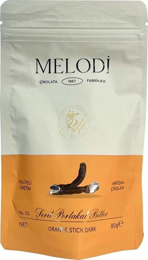 Bitter Çikolatalı Şerit Portakal 80 gr