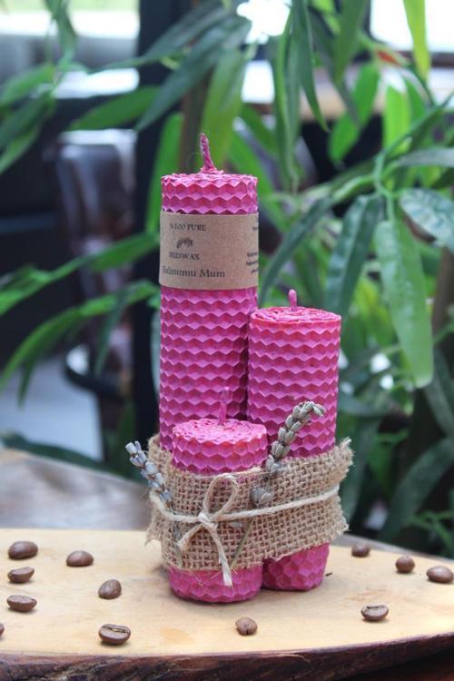 Balmumu Pastel Fuşya