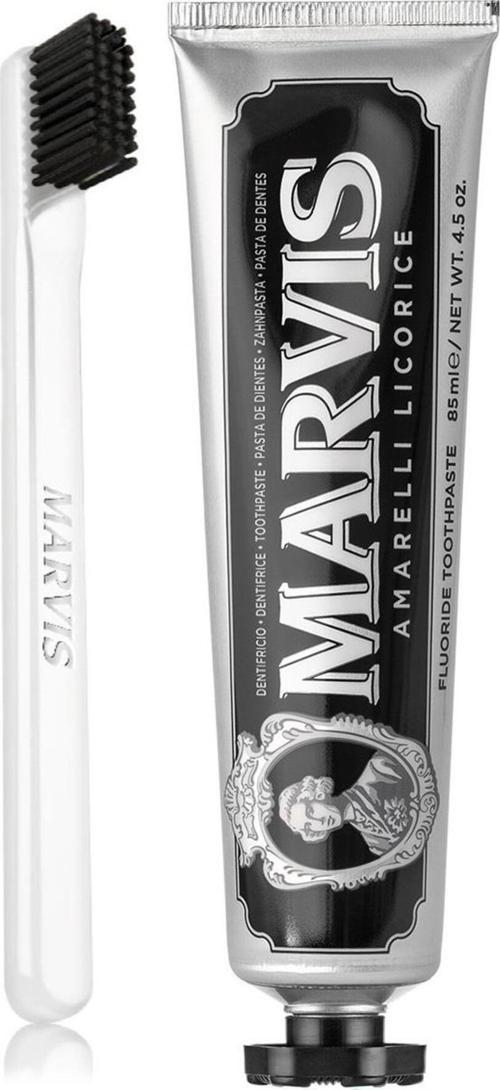 Amarelli Mint Beyazlatıcı Diş Macunu 85 ml Ve White Soft Diş Fırçası