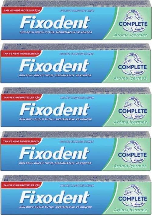 Complete Diş Protez Yapıştırıcı Aromasız 47G X5 Adet