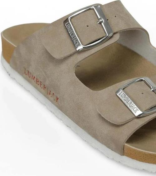 Mendy 4Fx Bej 2024 Armalı Toka Günlük Spor Unisex Terlik