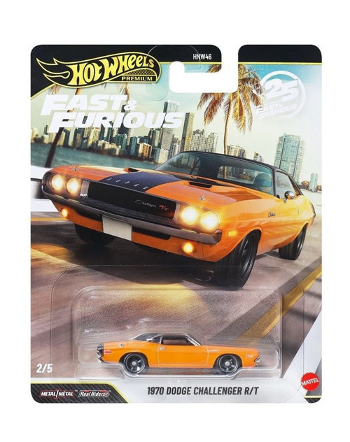 Premium Series 25.Yıl Özel Fast & Furious 1970 Dodge Challenger R/T HNW46 - JHW64