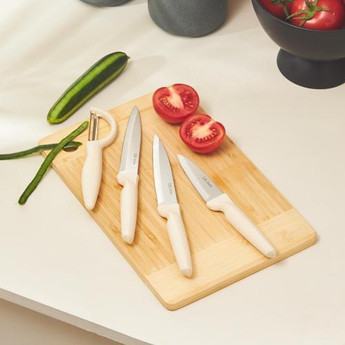 4 Parça Bıçak Seti Bej