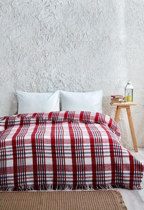 Saçaklı Battaniye Çift Kişilik 180 x 220