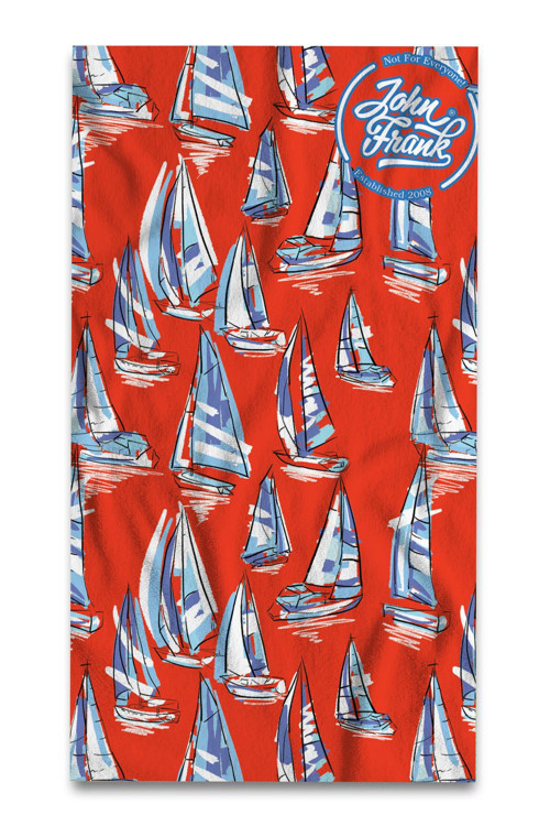 Unisex Plaj Havlusu JFSSTW05-MAINE RED