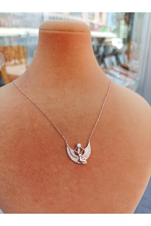 Aşk Meleği Modeli Gümüş Kolye