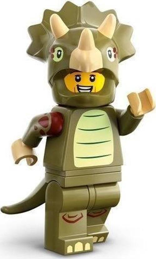Minifigür 71045 - Seri 25 - 8 Triceratops Costume Fan