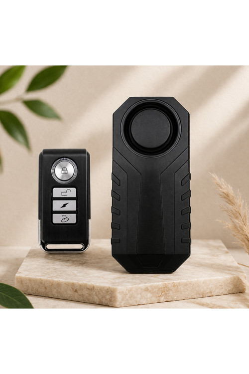 MDSTECH 113dB Bisiklet Motosiklet Alarmı Uzaktan Kumandalı Su Geçirmez 7 Hassasiyet SOS