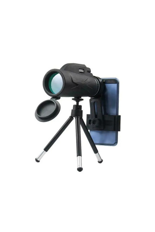 Dürbün 80x100 Ultra Hd Monoküler Zoomlu Su Geçirmez Kamp Kuş Gözlemi Doğa Tripodlu Telefon Tutacağı