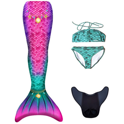 Deniz Kızı 4'lü Takım Bikini Kostüm Seti Star