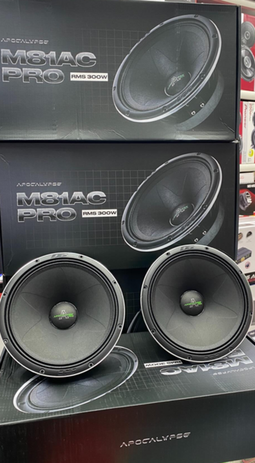 Apocalypse AP-M81AC PRO-600wW MAX-300W RMS-PROFESYONEL-ÜST SERİ-20 CM MİRANGE HOPARLÖR