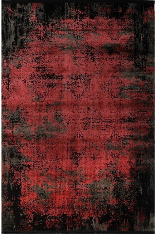 Tierra 12892 Polyester Marsala Modern Salon Halısı