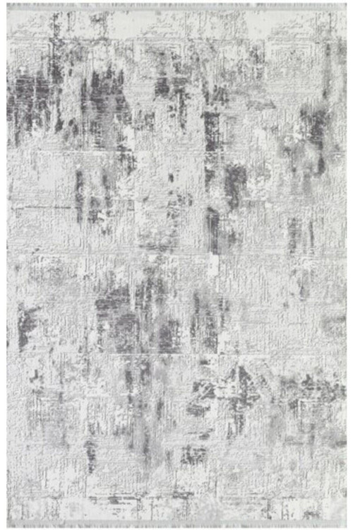 Viera Gri Halı 11605 Modern Leke Tutmaz Salon Halısı