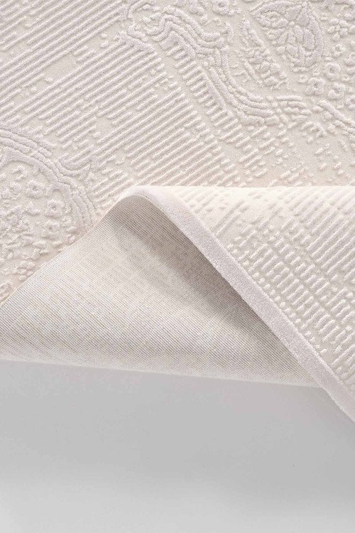 Carissa 16320 Dikdörtgen Akrilik Makine Halısı 160x230 Krem