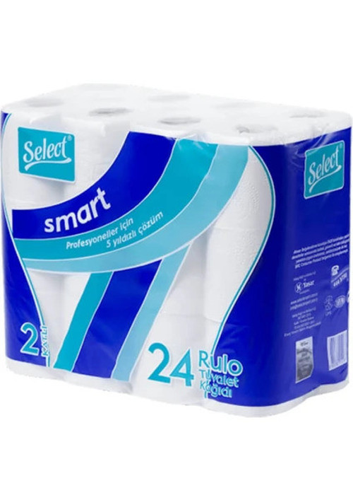Smart Bambu Tuvalet Kağıdı Ev Tipi 24 Lü 2 Katlı