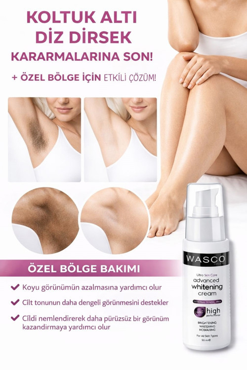 Genital Bölge Kararma Karşıtı (Koltuk Altı, Diz, Dirsek Ve Dış Genital) Beyazlatıcı Krem