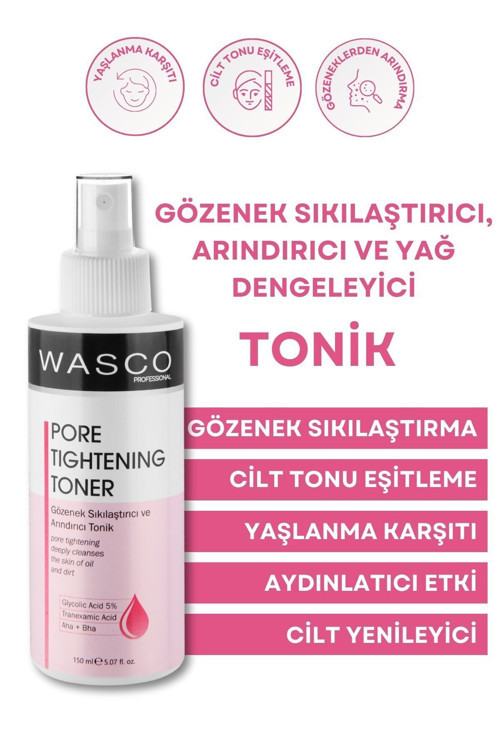 Gözenek Sıkılaştırıcı, Arındırıcı Ve Yağ Dengeleyici Tonik 150 Ml Glycolic Acid, Aha + Bha
