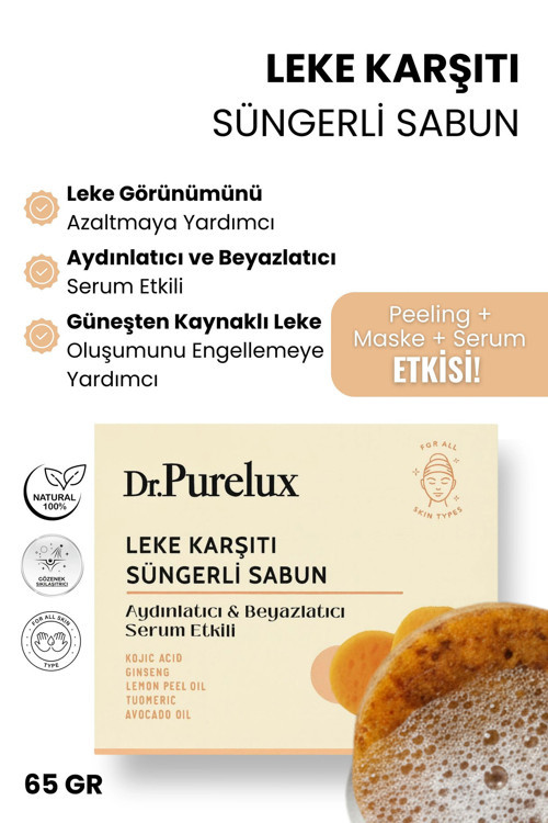 Kojik Asit Leke Karşıtı Sabun | Cilt Tonunu Eşitleyen Leke Karşıtı Ve Aydınlatıcı Süngerli Sabun