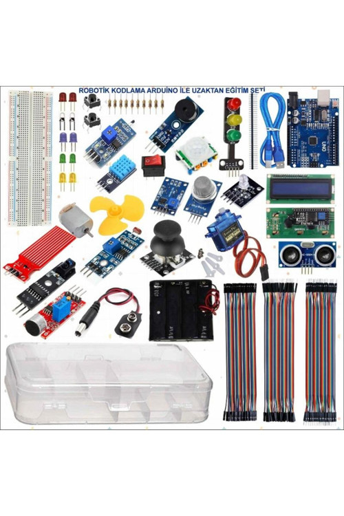 Eğiteklab Robotik Kodlama Arduino Uzaktan Eğitim Seti