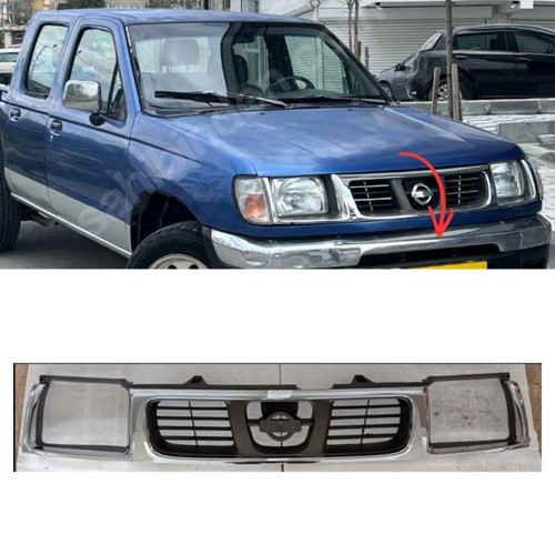 Nissan D22 Ön Panjur Krom 1998-2002