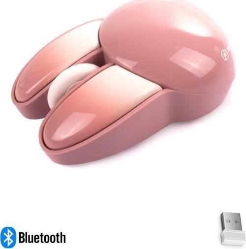 Sevimli Tavşan 3D Pembe Mouse Bluetooth + 2.4G Dual Mode