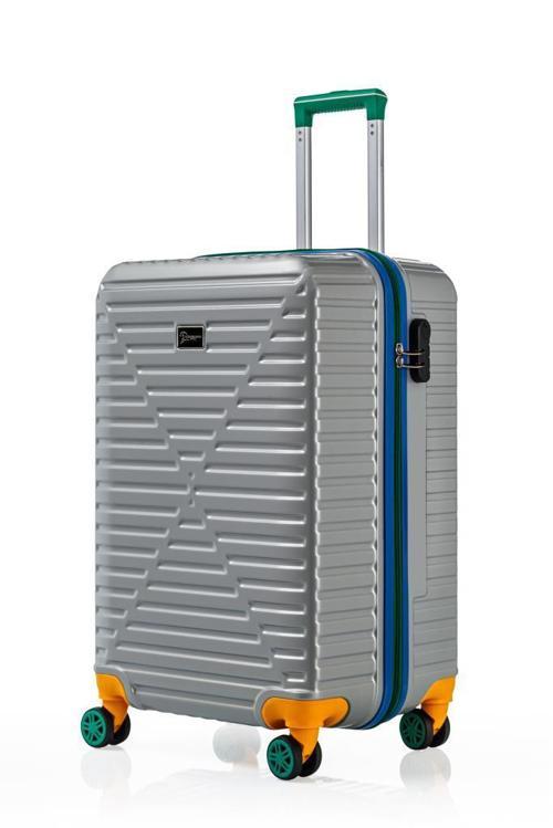 Kabin Boy %100 Polikarbon Valiz 4x2 Teker Gri 1088