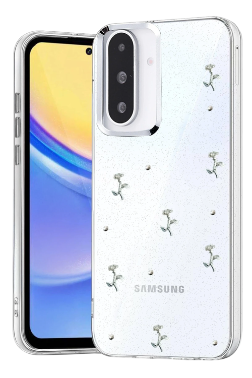 zenvias Mey İthalat® Samsung Galaxy A36 Fiyonk Desenli Kapak - Desen 2 znv2030