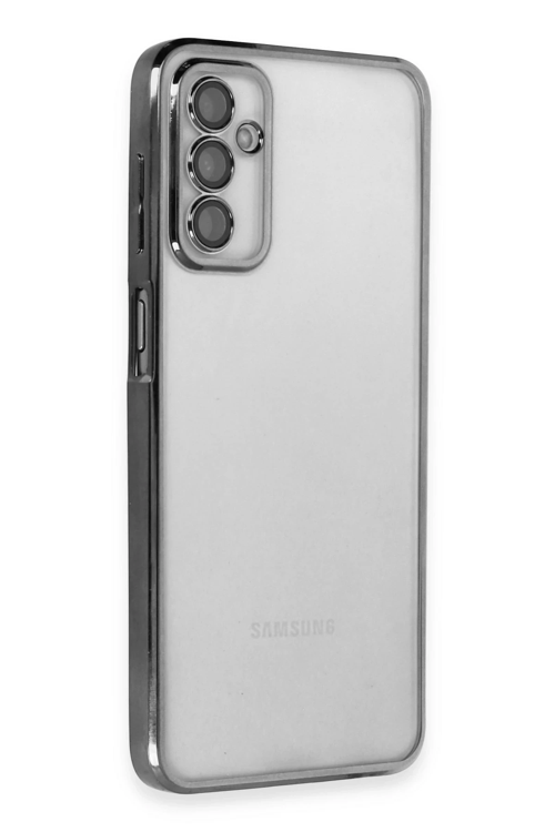 zenvias Mey İthalat® Samsung Galaxy M23 Kılıf Lensli Silikon - Siyah znv2030