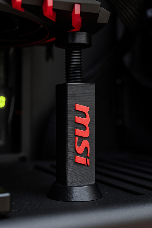 MSI Logolu Ekran Kartı Destek Aparatı – GPU Sag Önleyici Ayarlanabilir Destek Braketi