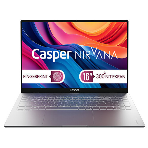 Nirvana S100.1342-bq00p-g-f Intel Core i5-13420H 16gb RAM 1TB SSD 16" FHD W11 Gri Notebook