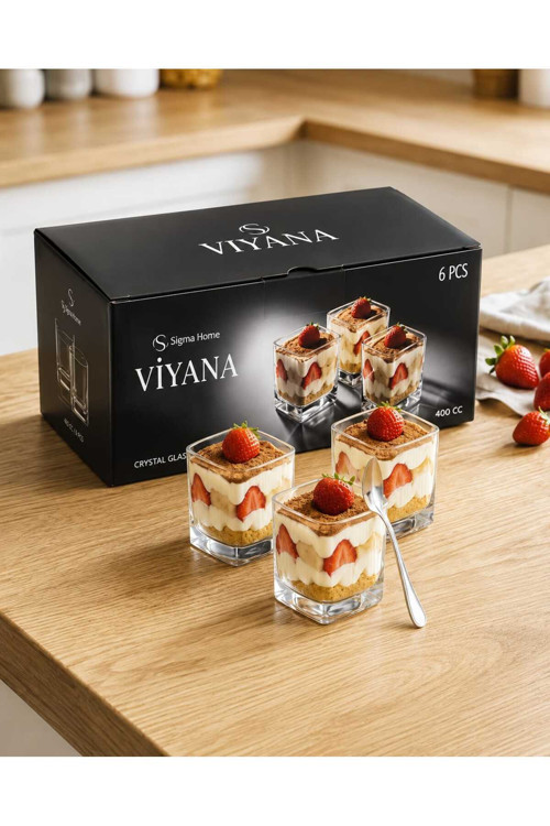 Viyana Kare Kase 6pcs