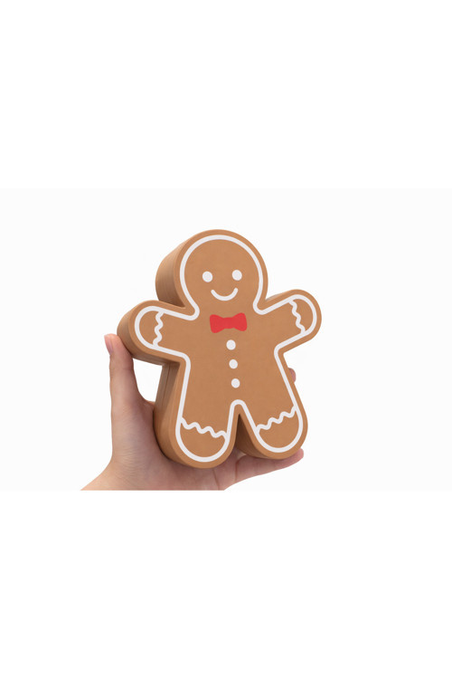 Zencefilli Adam Şekerlik – Gingerbread Kapaklı Saklama Kutusu – Dekoratif Çikolatalık & Konsept