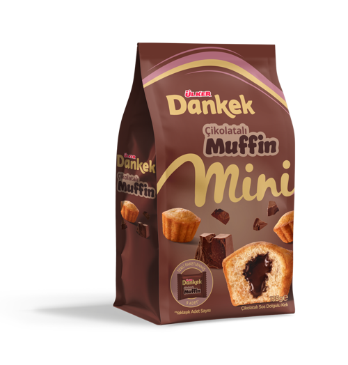 DANKEK Mini Çikolatalı Muffin - 135 gram - 10 Adet