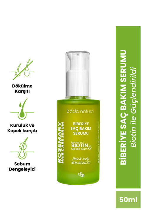 Biberiye Yağı ve Biotin Complex Saç Dökülmesi Karşıtı Saç Bakım Serumu 50 ml